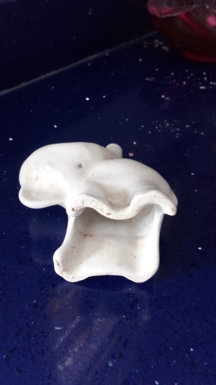 Antique elephant pie funnel