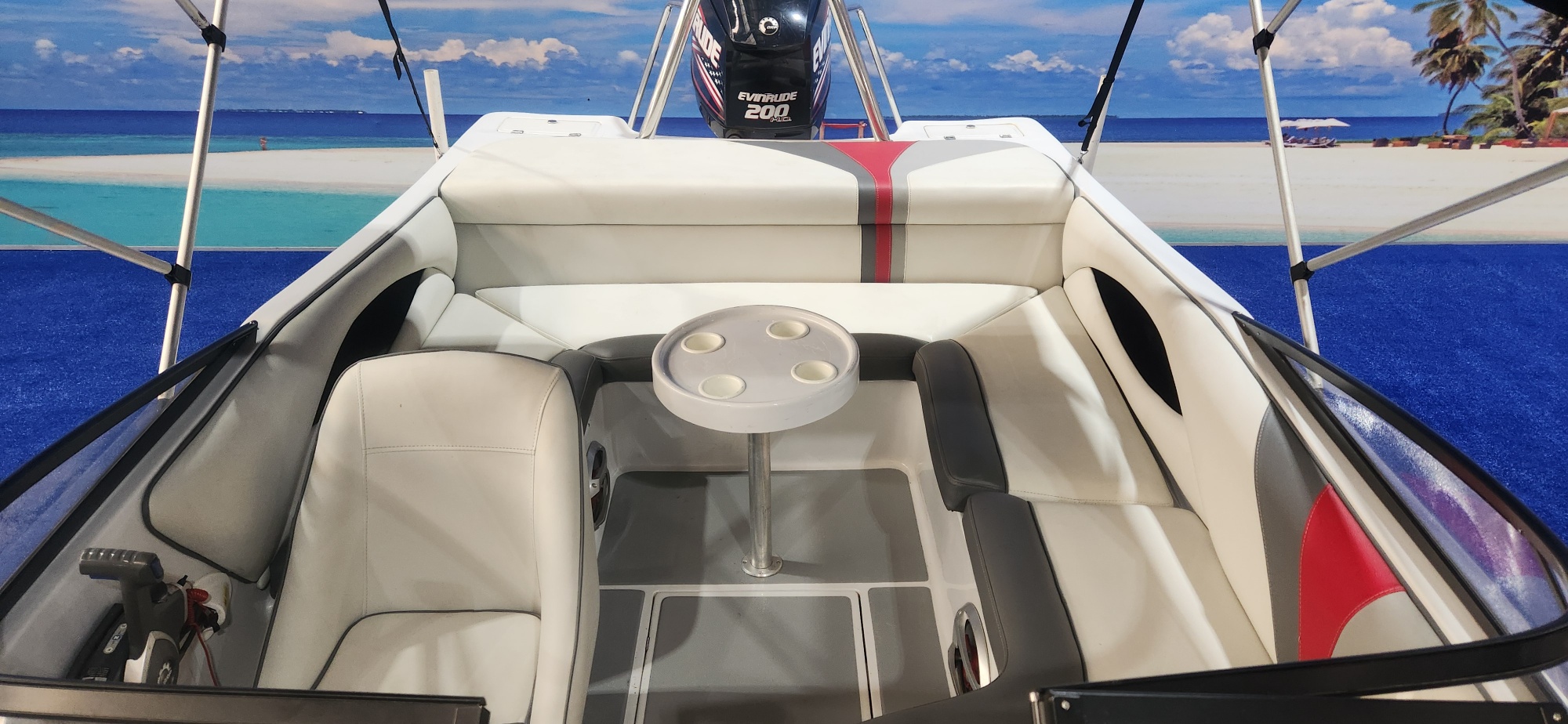 CLASSIC 210 ON TRAILER 200 HP EVINRUDE ETEC