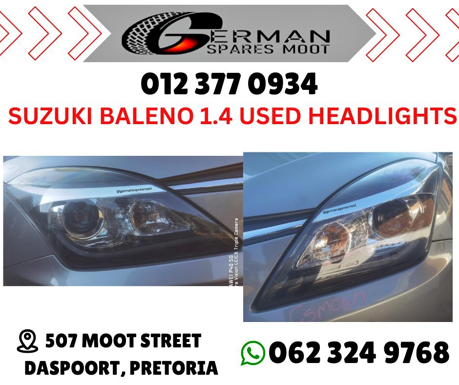 Suzuki Baleno 1.4 Used Headlights