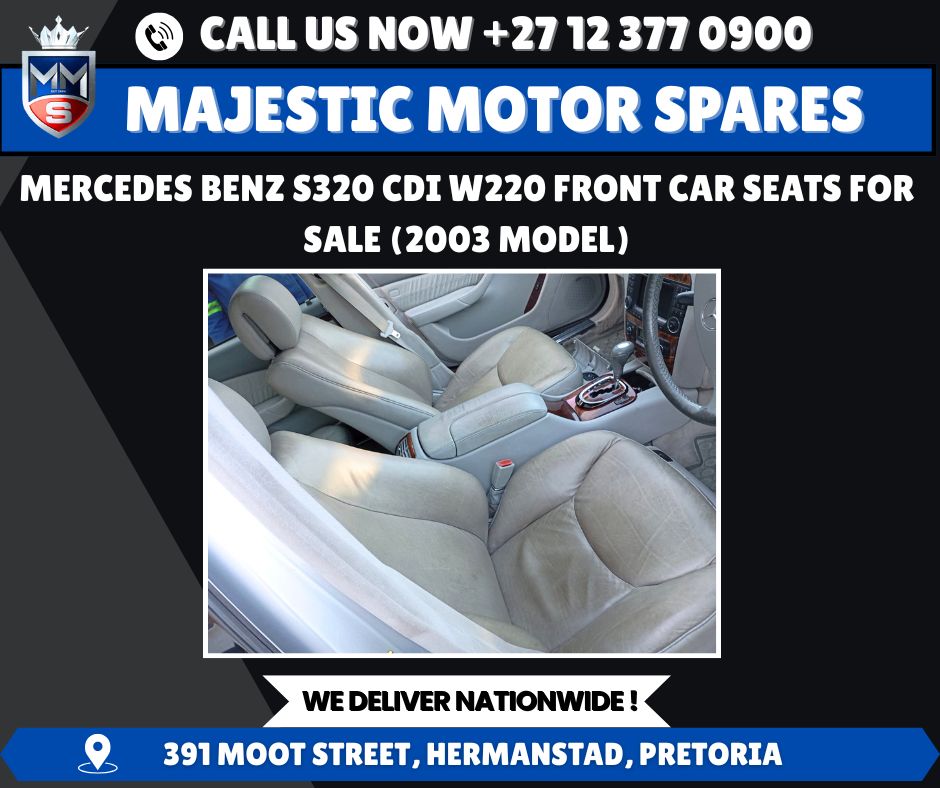 2003 Mercedes-Benz S320 CDI W220 front seats for sale - Private Seller 2003 Mercedes-Benz S320 CDI W220 front seats for sale - Private Seller