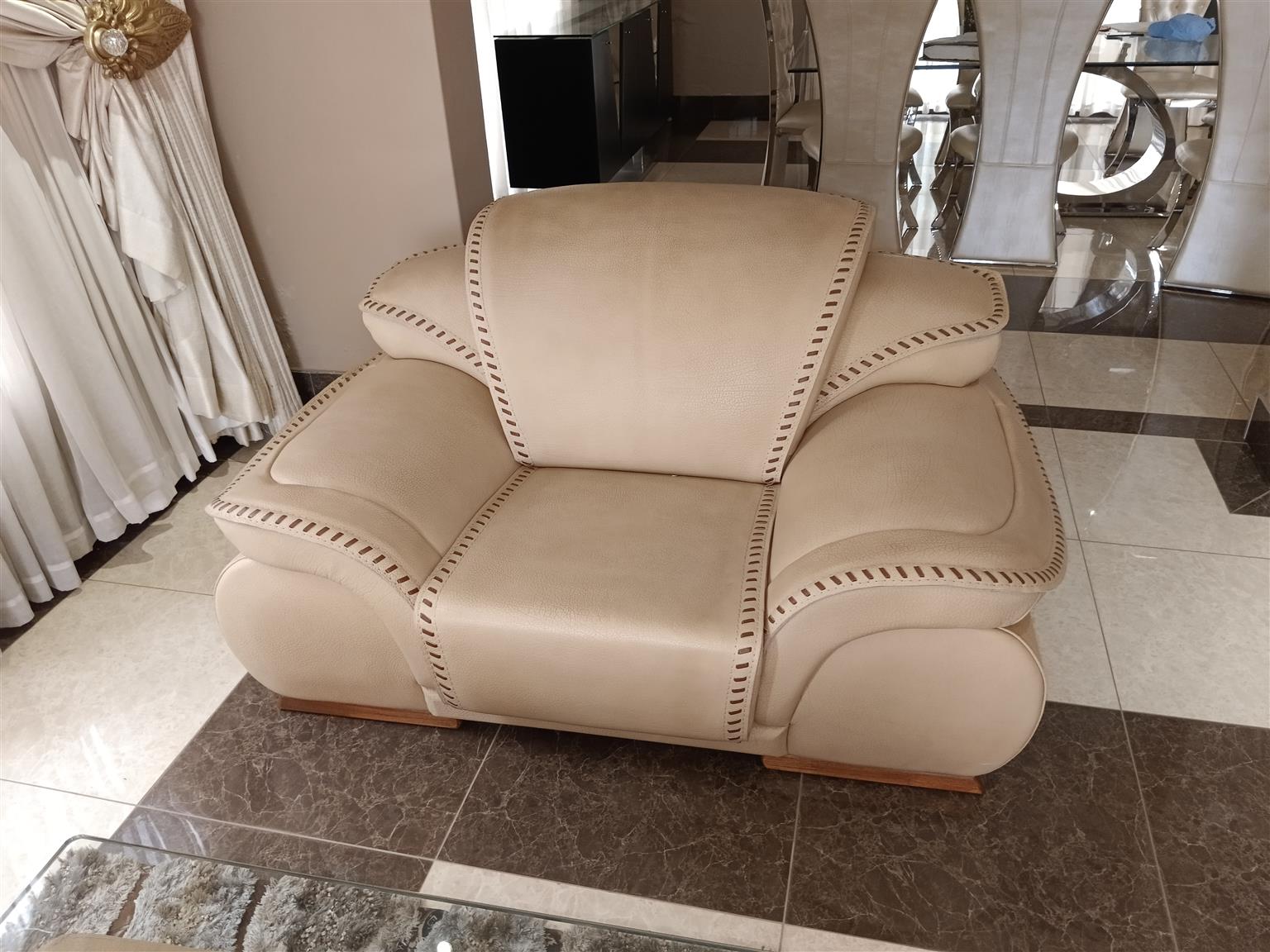 Leather couches