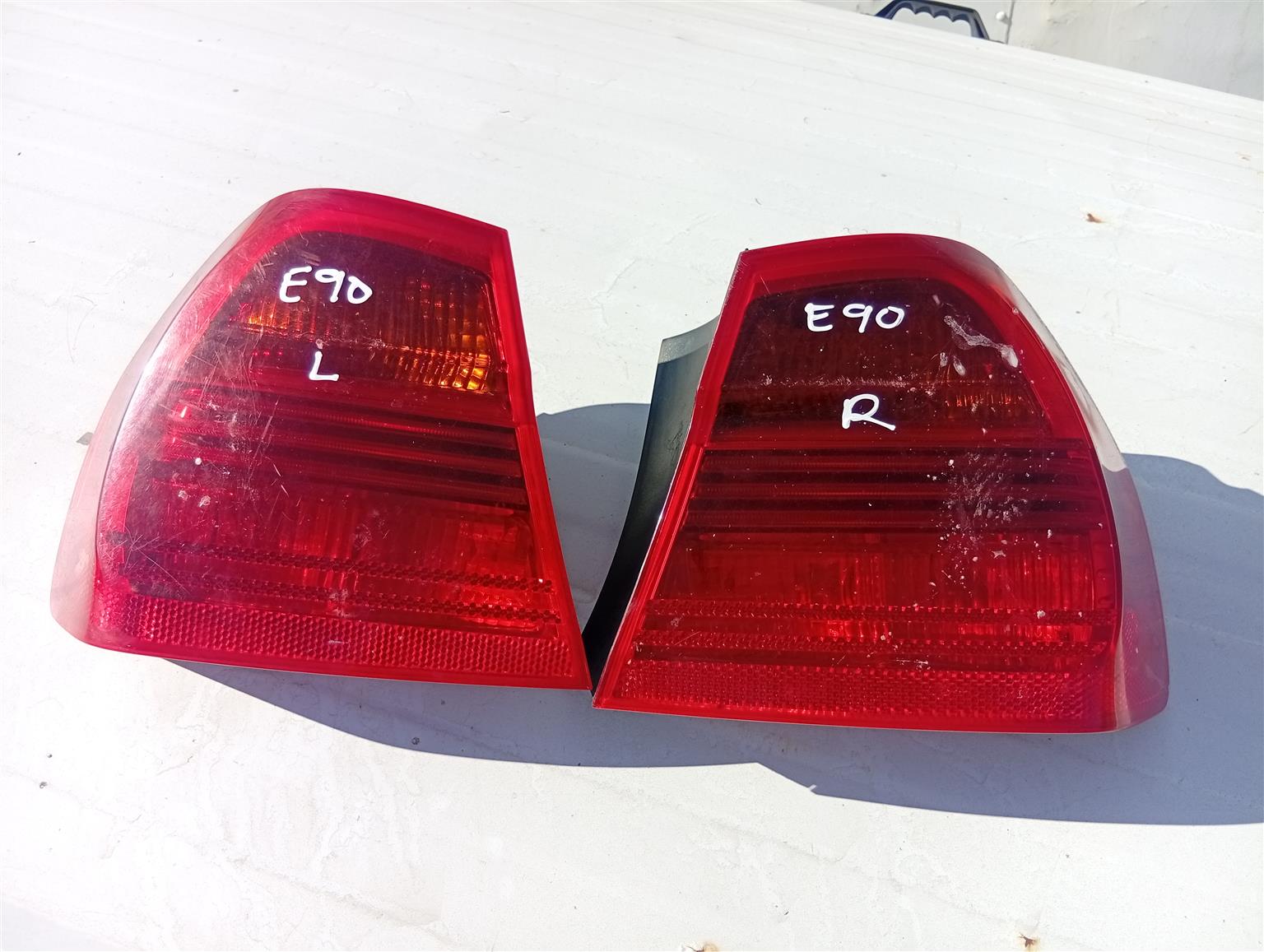BMW E90 left and right tail   lights for sale in good condition - Private Seller