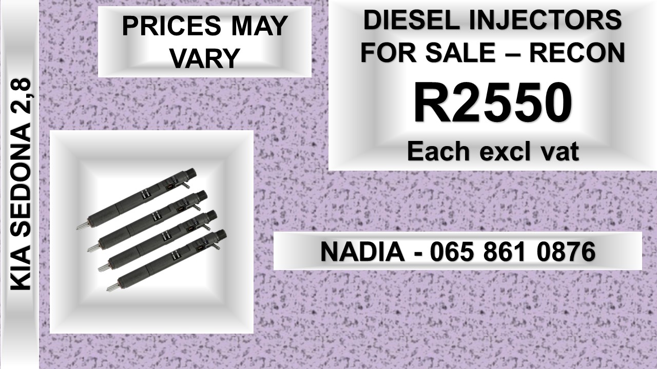 KIA SEDONA 2.8 DIESEL INJECTORS FOR SALE NATIONWIDE - Private Seller KIA SEDONA 2.8 DIESEL INJECTORS FOR SALE NATIONWIDE - Private Seller