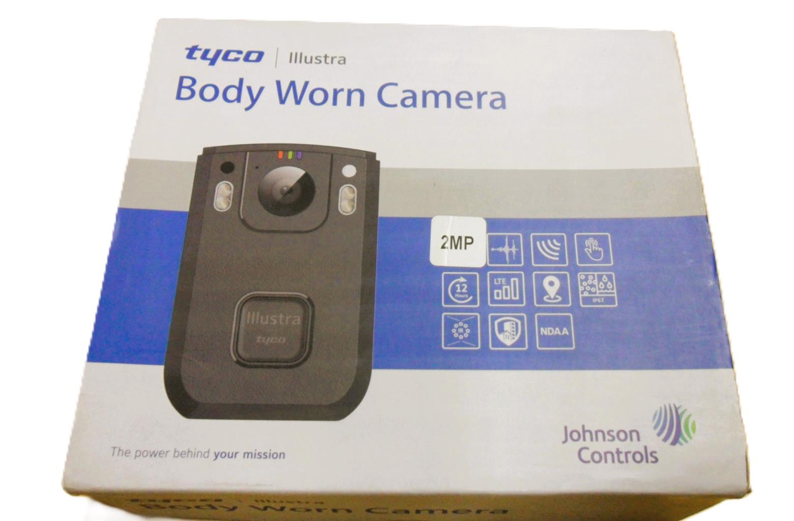 TYCO Illustra IWX2-064-4G-W2 1080p IP Outdoor Wireless Illustra Body Worn Camera