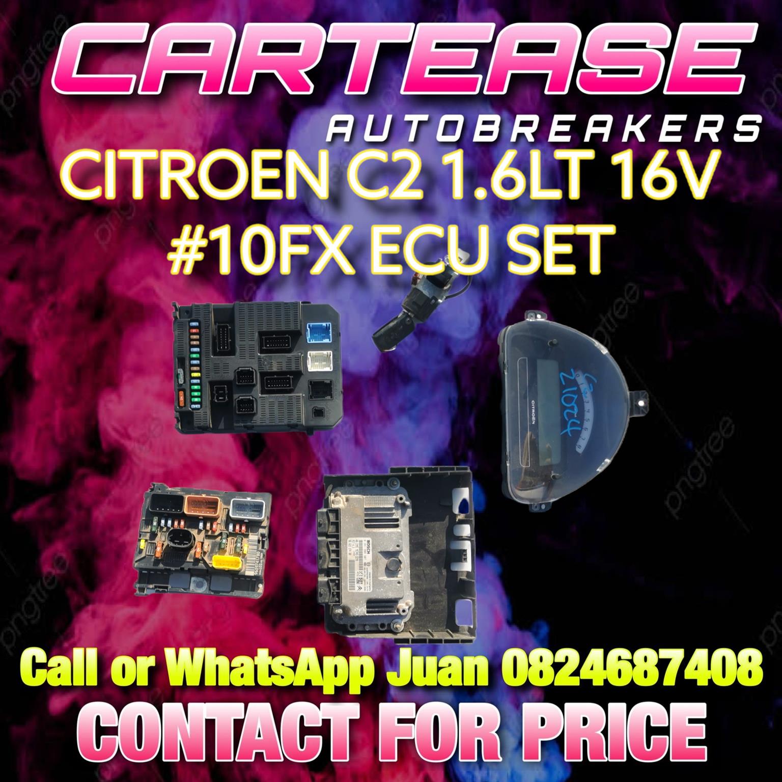 CITROEN C2 1.6LT 16V #10FX ECU SET - Private Seller