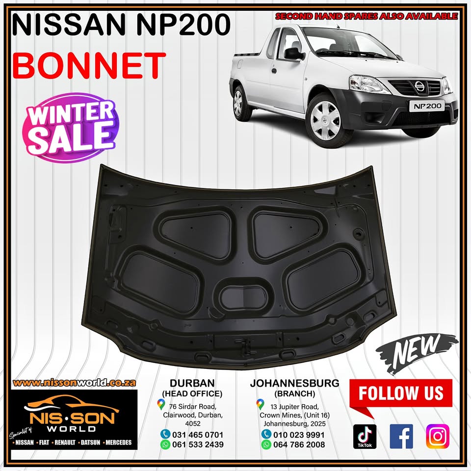 NISSAN NP200 BONNET - Private Seller