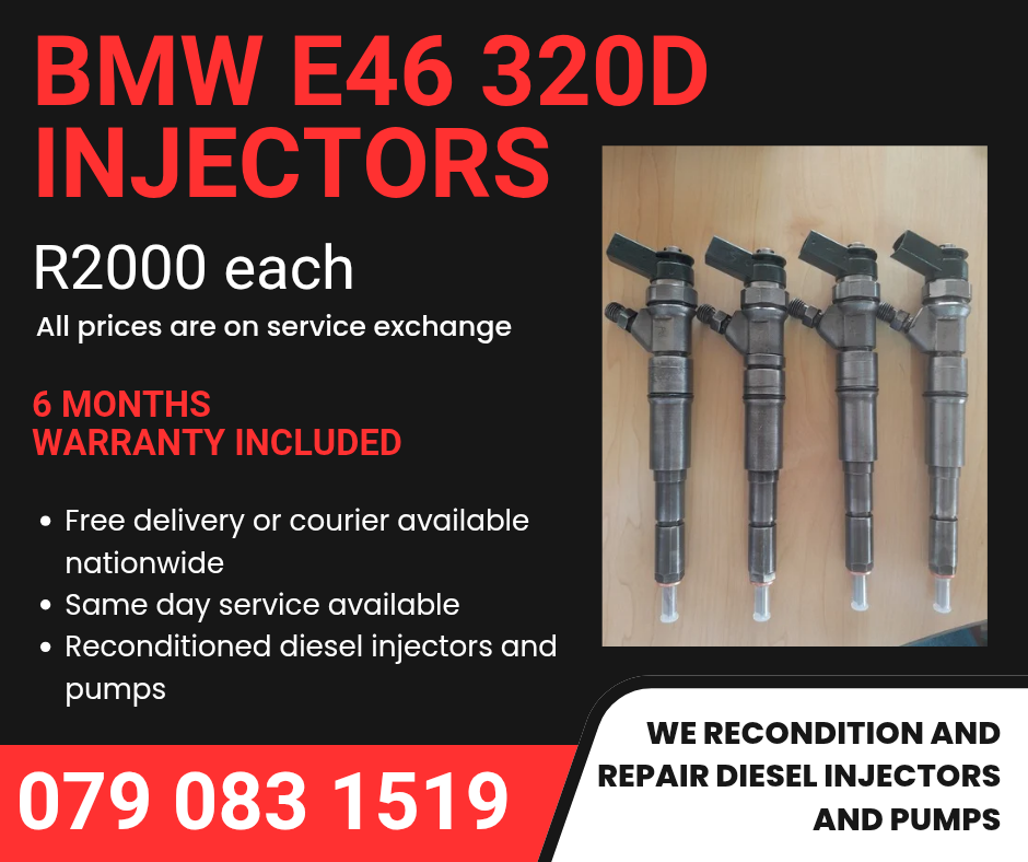 BMW E46 320D INJECTORS FOR SALE WITH WARRANTY - Private Seller BMW E46 320D INJECTORS FOR SALE WITH WARRANTY - Private Seller