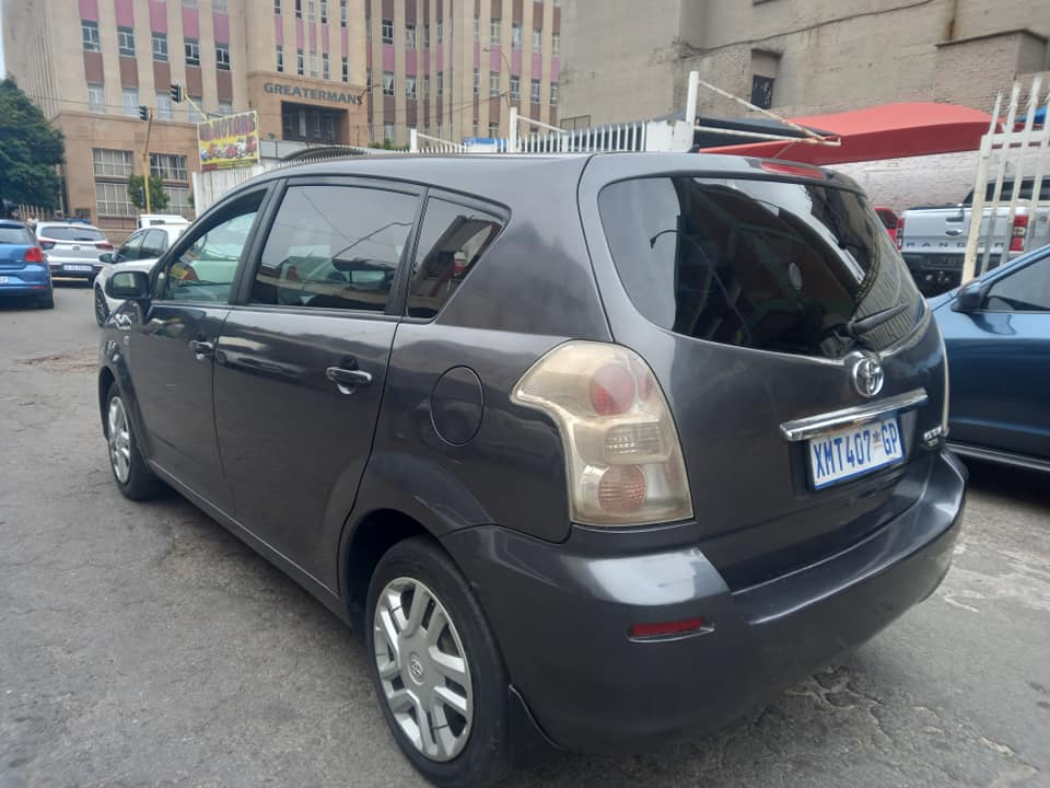 2007 TOYOTA VERSO 1.6 PETROL, MANUAL TRANSMISSION, GREY COLOUR, MILEAGE 115000KM