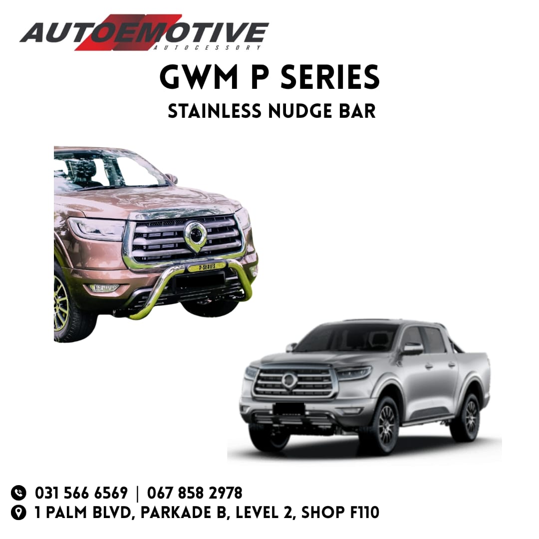 GWM P Series Stainless Steel Nudge Bar - Private Seller GWM P Series Stainless Steel Nudge Bar - Private Seller