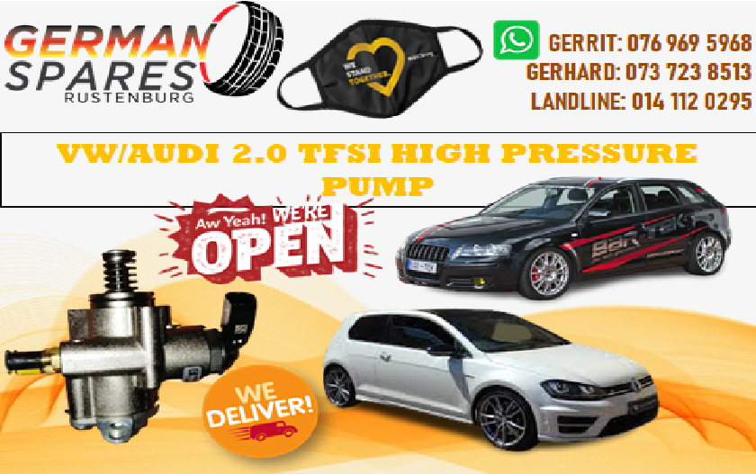 AUDI 2.0 TFSI HIGH PRESSURE PUMP FOR SALE - Private Seller AUDI 2.0 TFSI HIGH PRESSURE PUMP FOR SALE - Private Seller