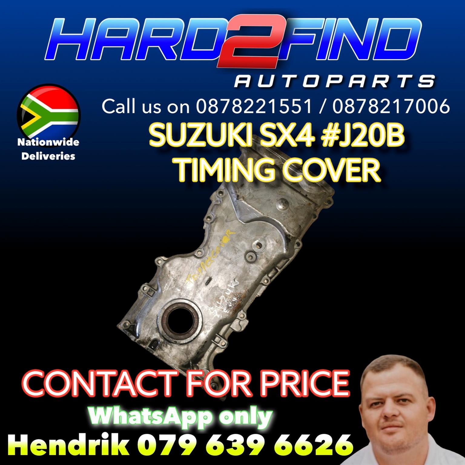 SUZUKI SX4 TIMING COVER - Private Seller SUZUKI SX4 TIMING COVER - Private Seller