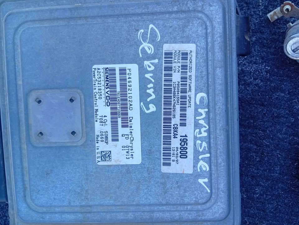 Chrysler Sebring  complete lockset for sale