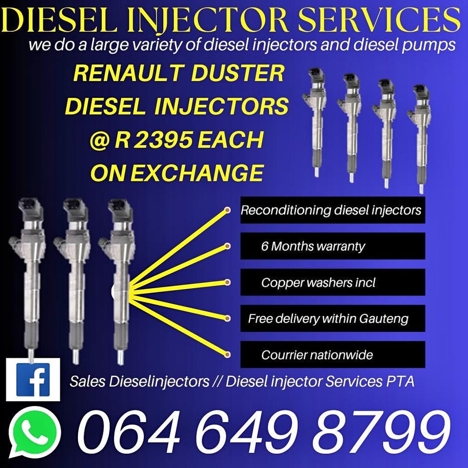 Renault Duster diesel injectors - Private Seller Renault Duster diesel injectors - Private Seller