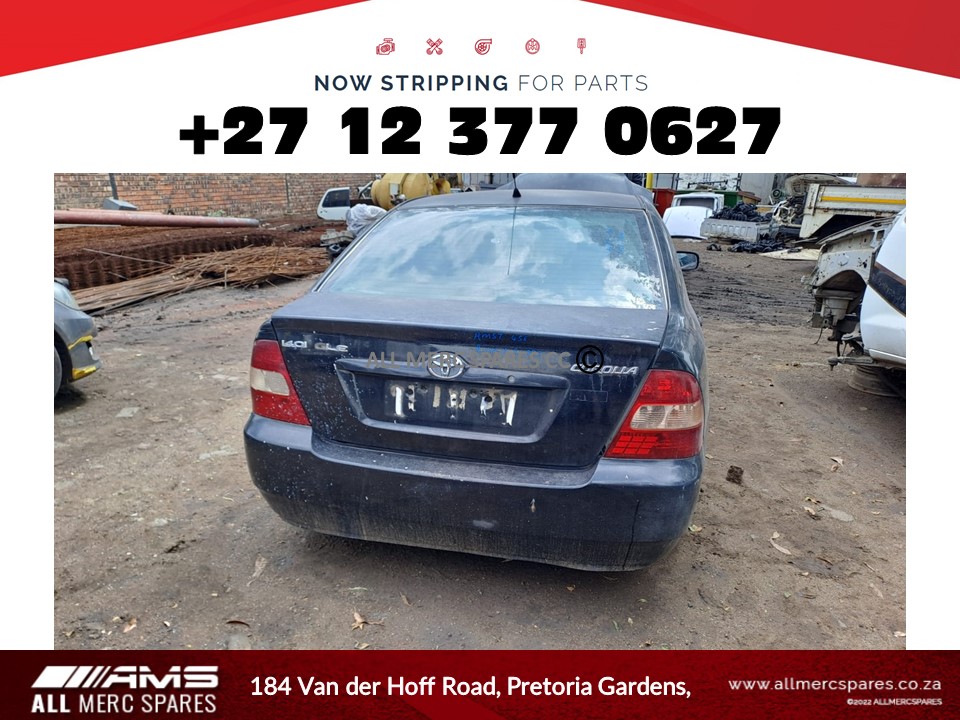 Toyota Corolla GLE 1.4I 2004 Petrol Manual Black stripping for used spares - Private Seller