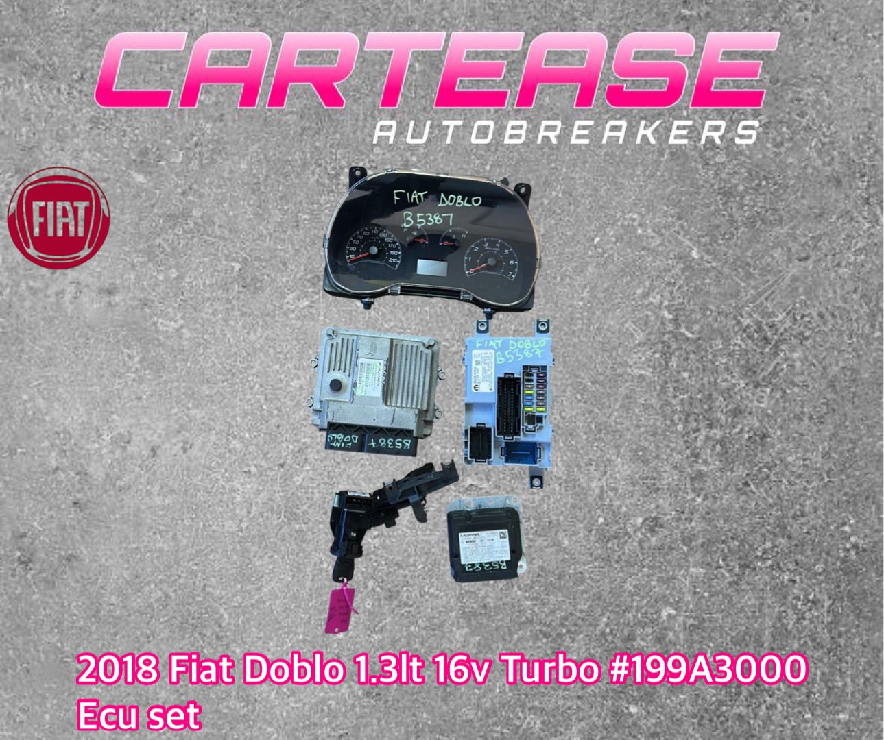 2018 Fiat Doblo 1.3 16V Turbo #199A3000 ECU Set For Sale - Private Seller
