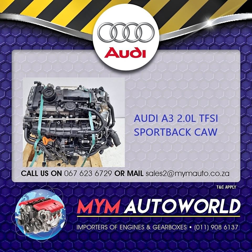 AUDI A3 2.0L TFSI SPORTBACK CAW USED IMPORTED ENGINE - Private Seller