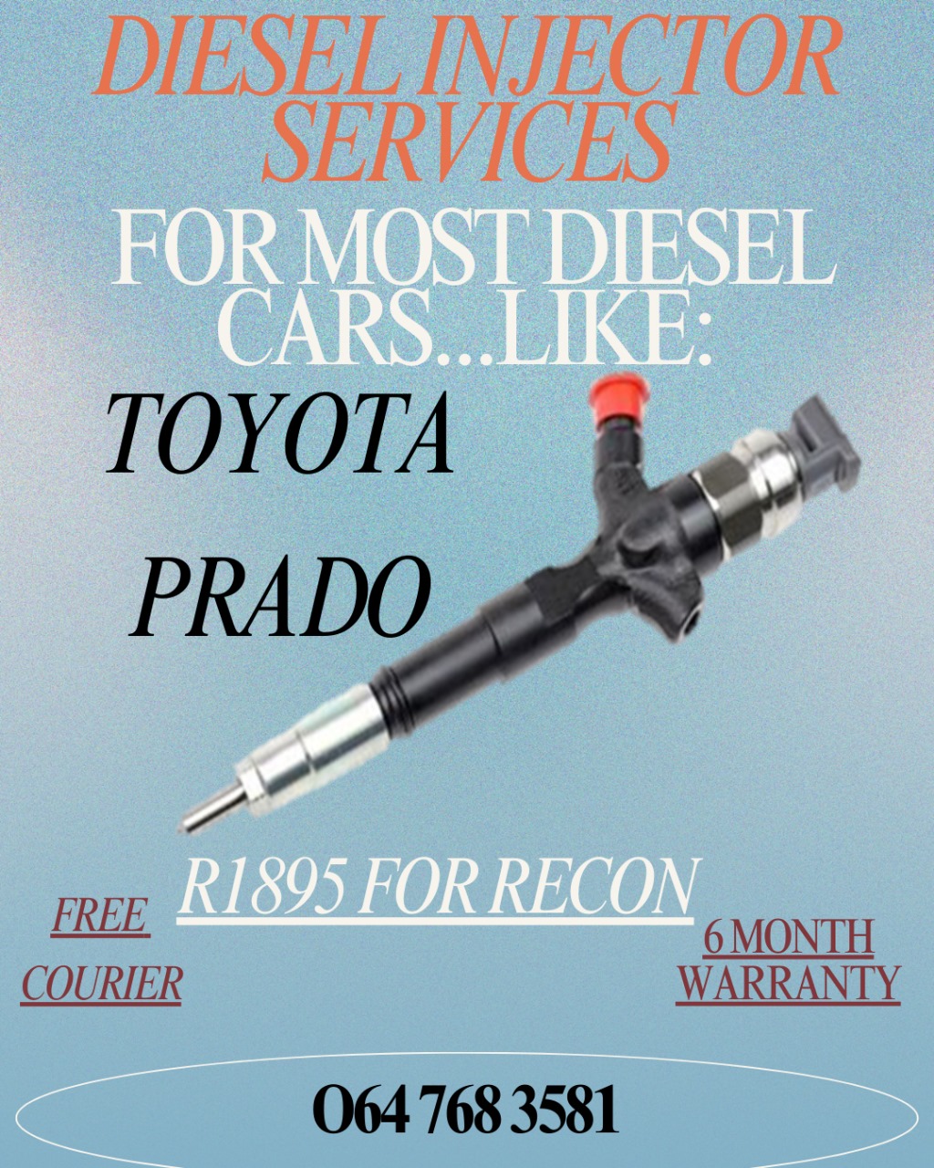 Diesel injector services
