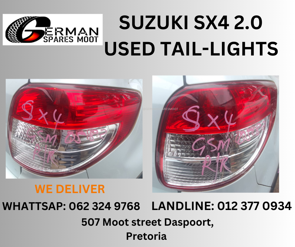 Suzuki SX4 Used Tail lights - Private Seller