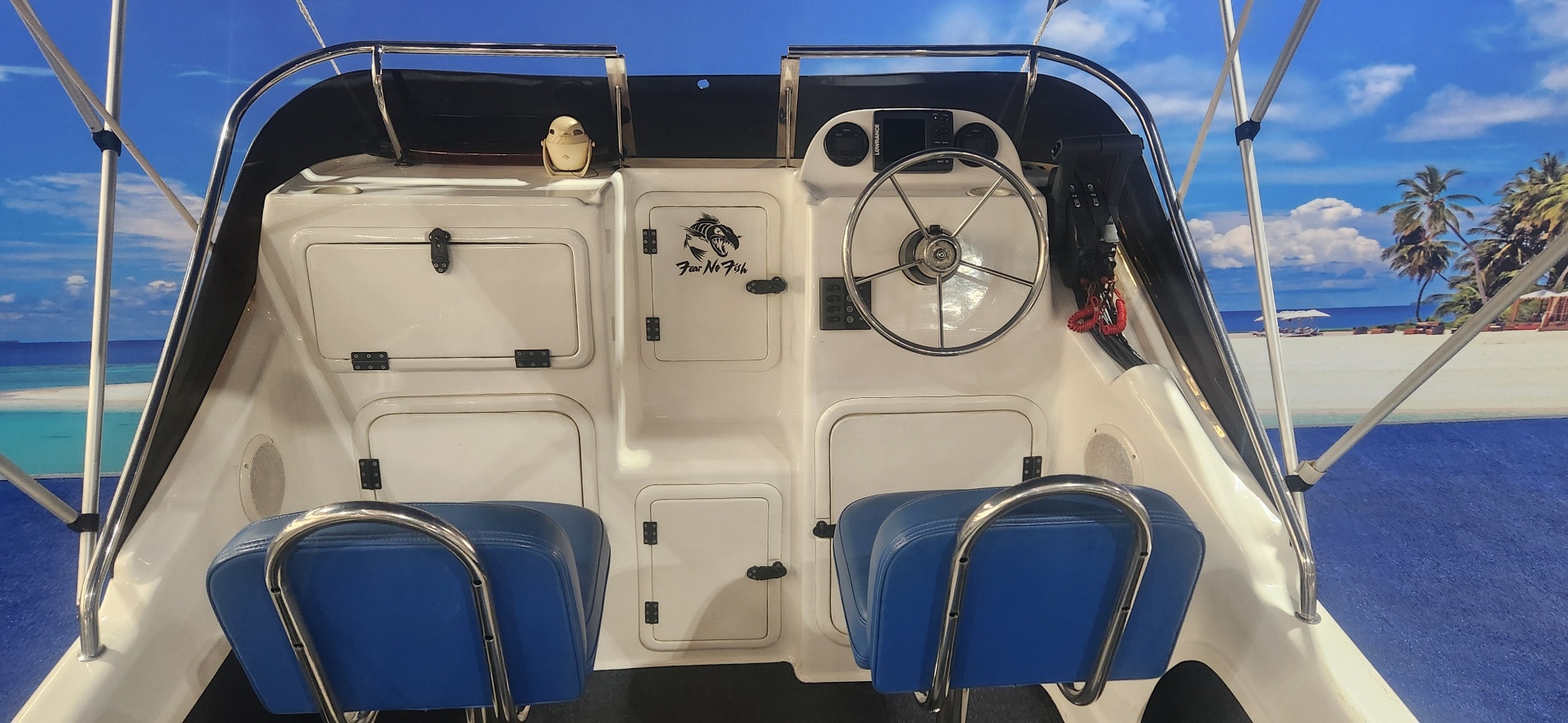 SEACAT 16 FT ON TRAILER 2 X 60 HP YAMAHA 4 STROKES 2009 MODELS 405 /432 HOURS F