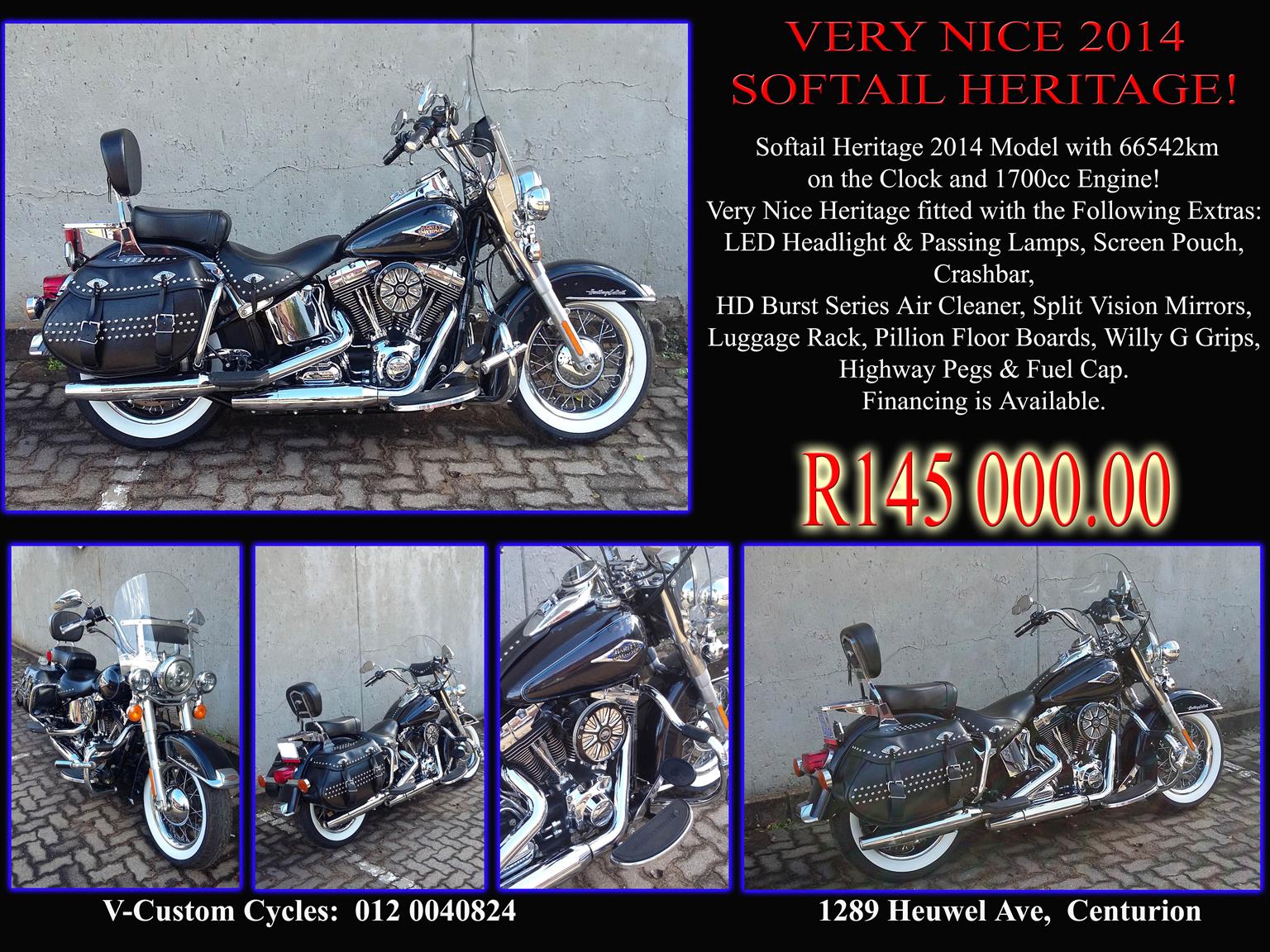 Used 2014 Harley Davidson Heritage Softail - Private Seller Used 2014 Harley Davidson Heritage Softail - Private Seller