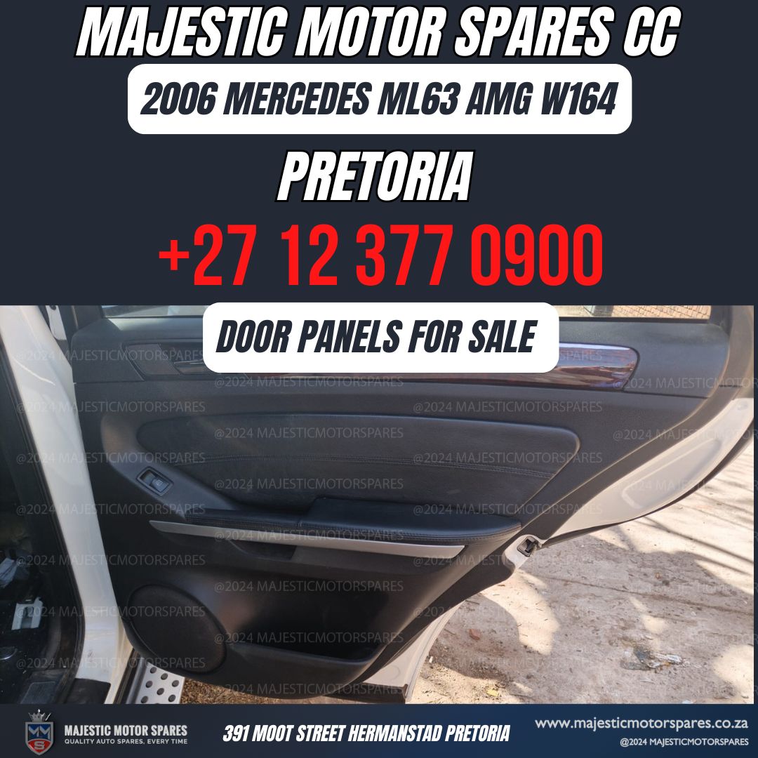 Mercedes Benz ML63 AMG Door Panels for Sale Available: Second-hand - Private Seller