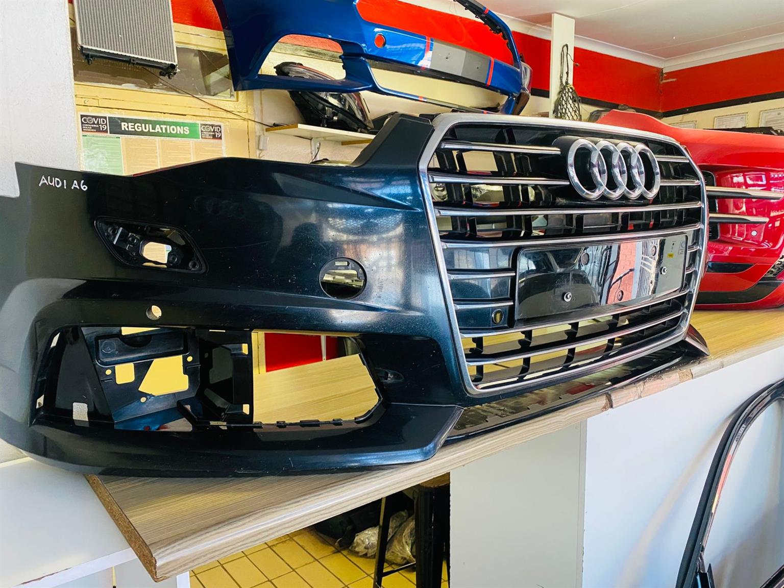 2016 AUDI A6 FRONT BUMPER WITH MAIN GRILL AVAILABLE FOR SALE - Private Seller 2016 AUDI A6 FRONT BUMPER WITH MAIN GRILL AVAILABLE FOR SALE - Private Seller
