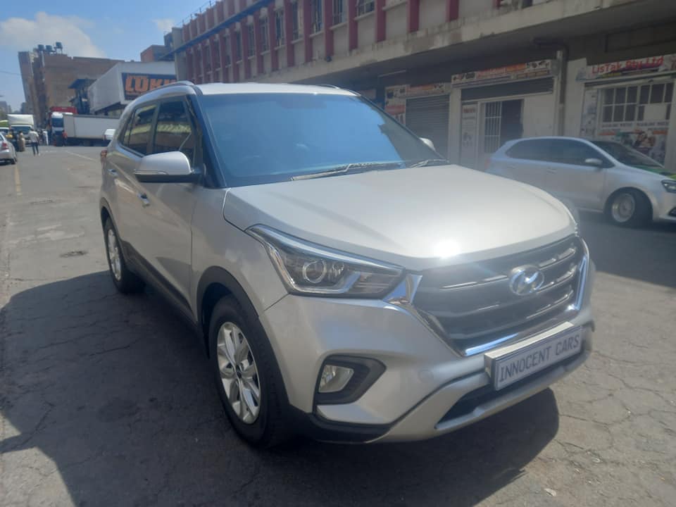 2019 HYUNDAI CRETA 1.5 PETROL, AUTOMATIC TRANSMISSION, SILVER COLOUR, MILEAGE