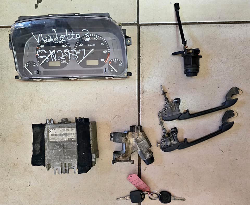 AFX Volkswagen Jetta 3 1.6 Complete Lockset - Private Seller AFX Volkswagen Jetta 3 1.6 Complete Lockset - Private Seller
