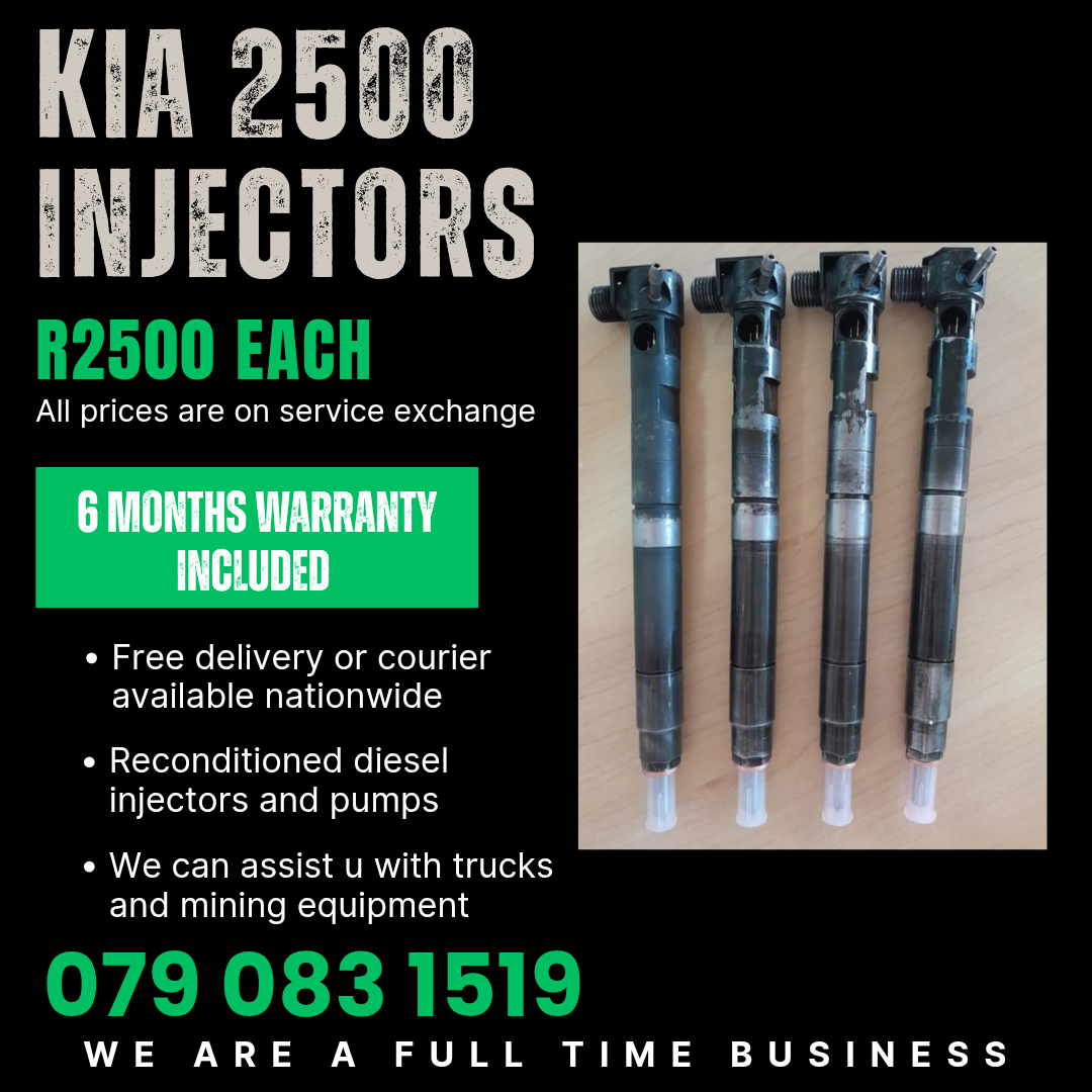 KIA 2500 INJECTORS FOR SALE WITH WARRANTY INCLUDED - Private Seller KIA 2500 INJECTORS FOR SALE WITH WARRANTY INCLUDED - Private Seller