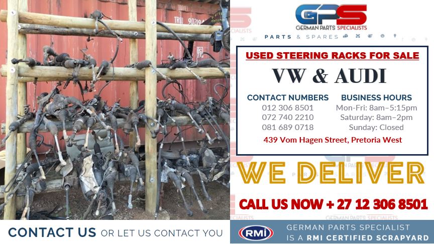 VW & AUDI USED STEERING RACKS FOR SALE - Private Seller VW & AUDI USED STEERING RACKS FOR SALE - Private Seller