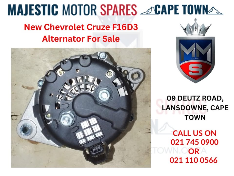 New Chevrolet Cruze F16D3 Alternator For Sale - Private Seller New Chevrolet Cruze F16D3 Alternator For Sale - Private Seller