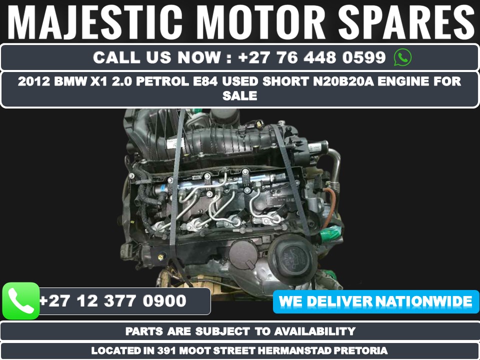 2012 BMW X1 N20B20A 2.0 petrol E84 engine for sale - Private Seller