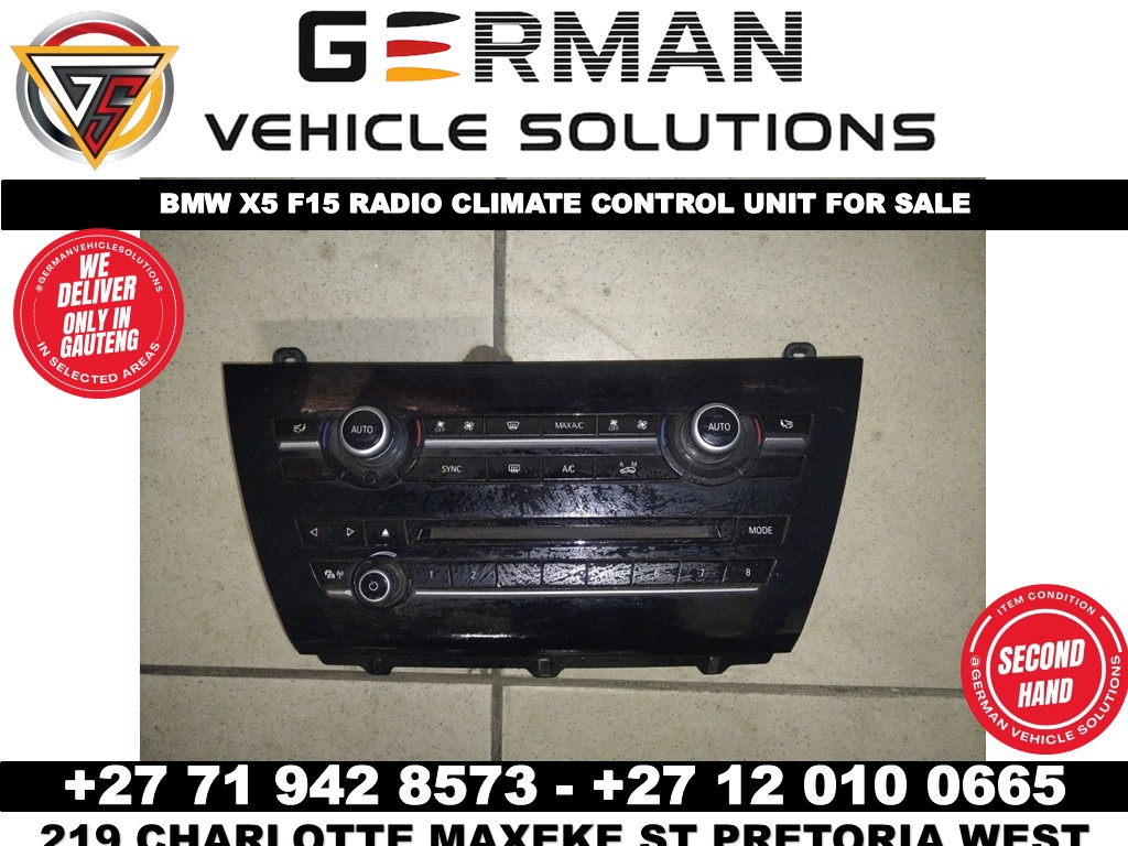 BMW x5 f15 radio climate control unit for sale - Private Seller