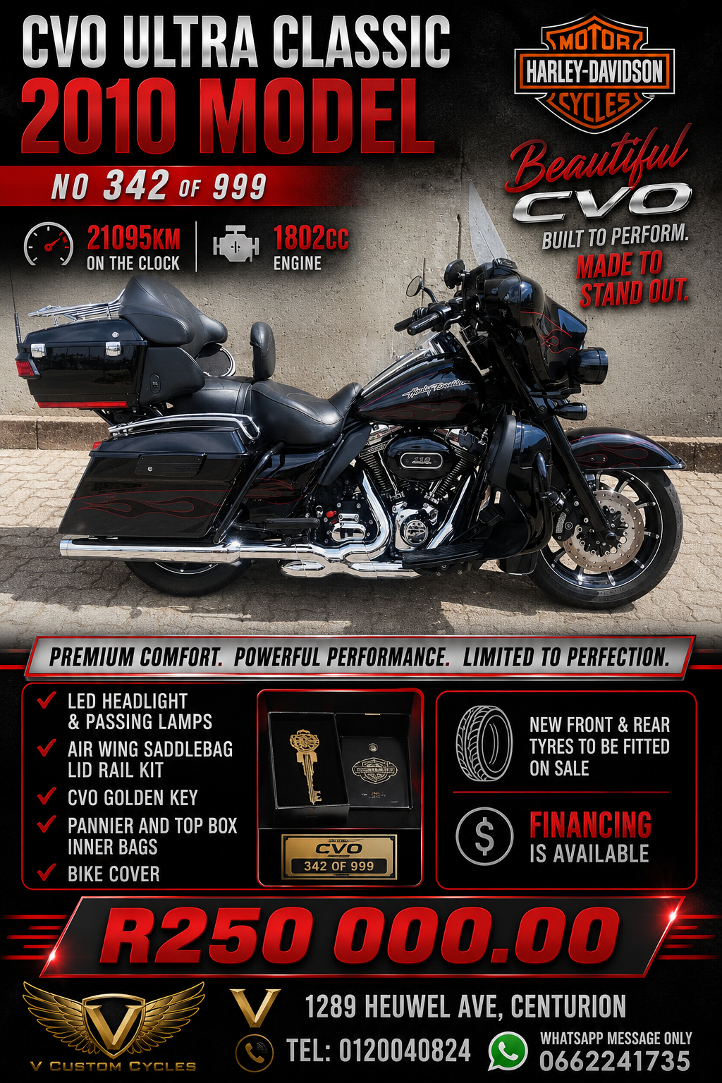 Used 2010 Harley Davidson CVO Ultra Classic - Private Seller Used 2010 Harley Davidson CVO Ultra Classic - Private Seller