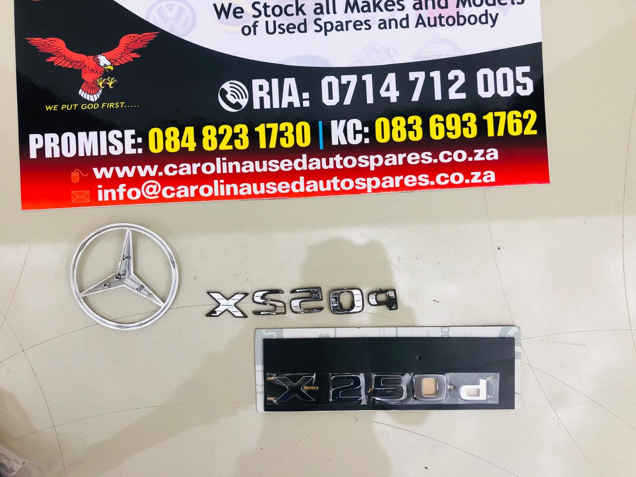 Mercedes Benz X-Class X250d tailgate emblem - Private Seller Mercedes Benz X-Class X250d tailgate emblem - Private Seller