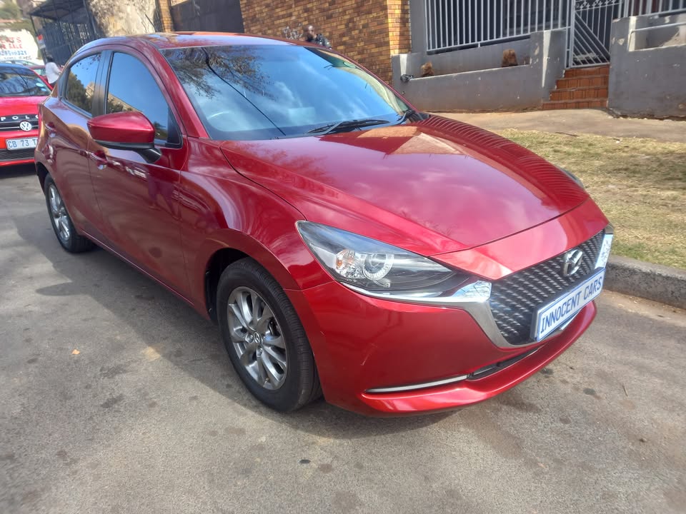 2021 MAZDA 2 SKYACTIVE 1.5 ENGINE PETROL AUTOMATIC, MAROON COLOR, MILEAGE 78000KMS