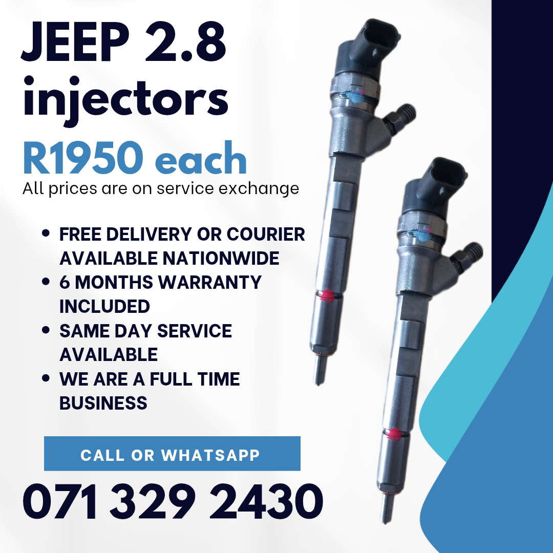 JEEP 2.8 INJECTORS FOR SALE WITH WARRANTY INCLUDED - Private Seller JEEP 2.8 INJECTORS FOR SALE WITH WARRANTY INCLUDED - Private Seller