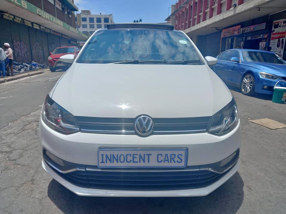 2018 VW POLO TSI 1.2 PETROL, MANUAL TRANSMISSION, WHITE COLOUR, 63000KM