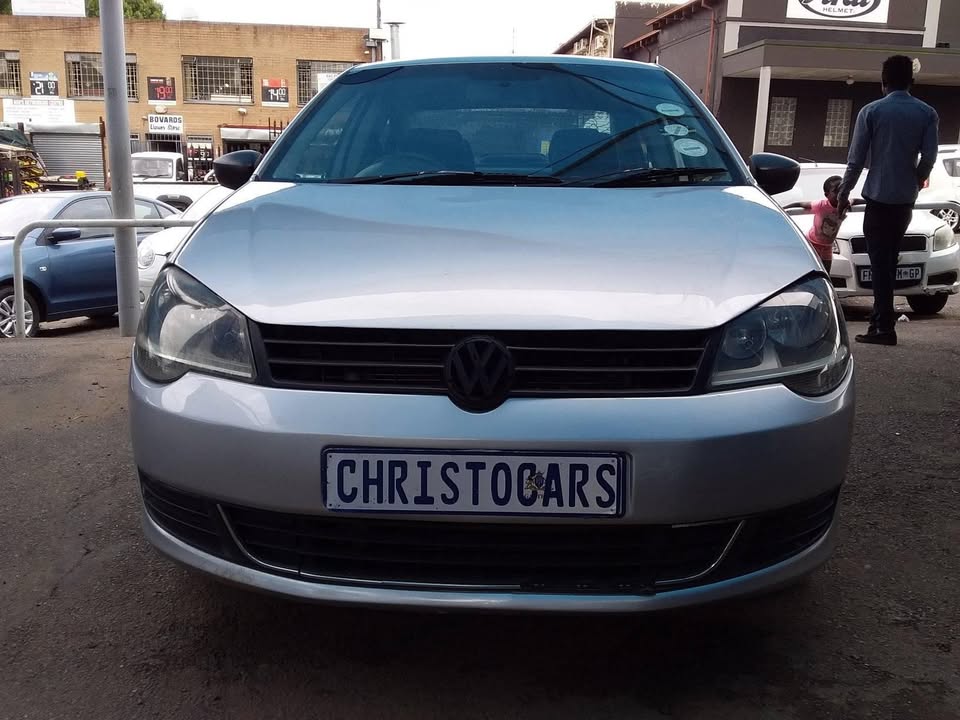 2014 model VW polo Vivo sedan blue line