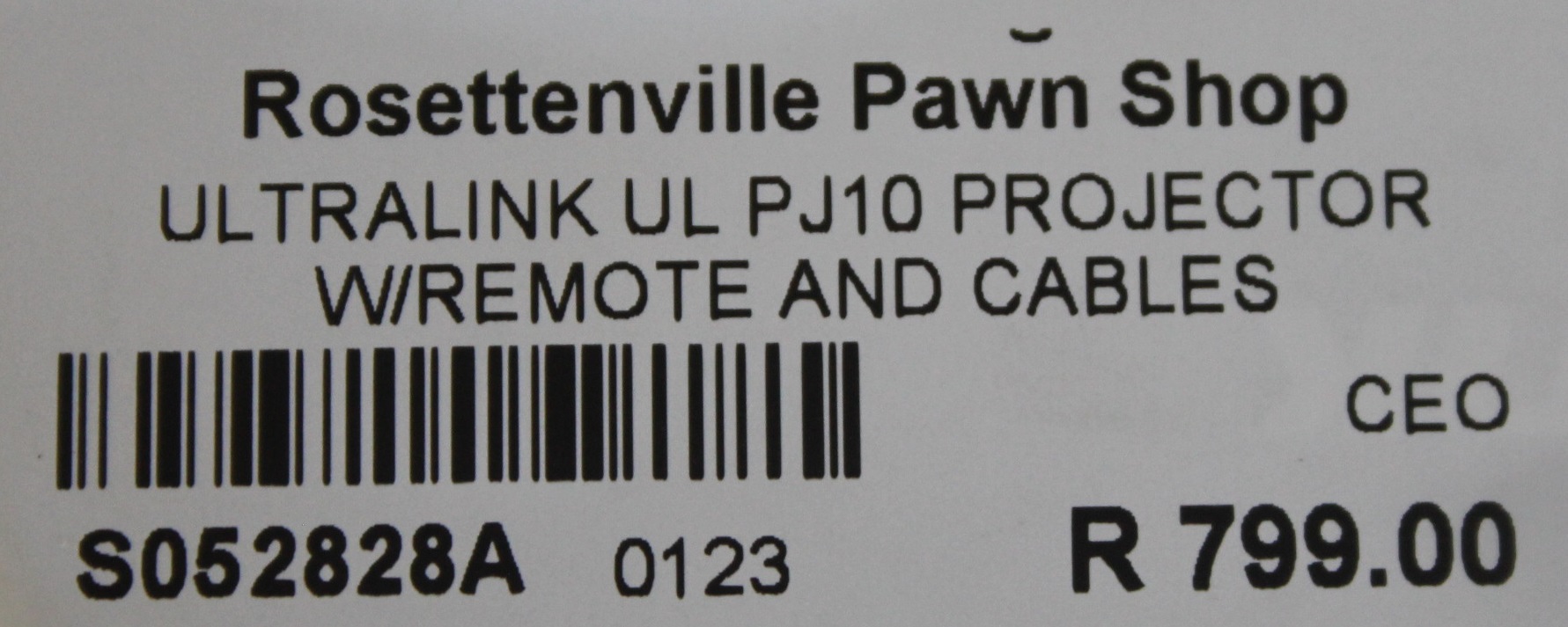 Ultra link UL Pj10 Projector S052828A #Rosettenvillepawnshop