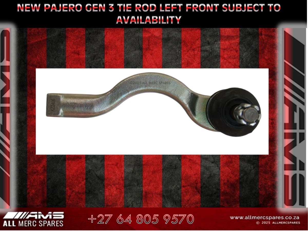 NEW MITSUBISHI PAJERO GEN 3 LEFT TIE ROD – SUBJECT TO AVAILABILITY - Private Seller NEW MITSUBISHI PAJERO GEN 3 LEFT TIE ROD – SUBJECT TO AVAILABILITY - Private Seller