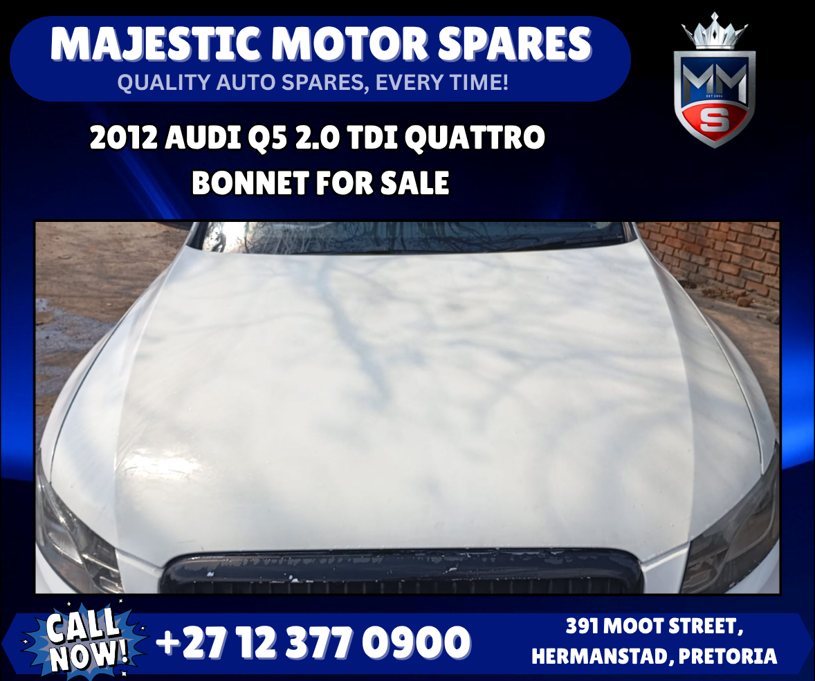 2012 Audi Q5 2.0 TDI Quattro Bonnet For Sale - Private Seller 2012 Audi Q5 2.0 TDI Quattro Bonnet For Sale - Private Seller