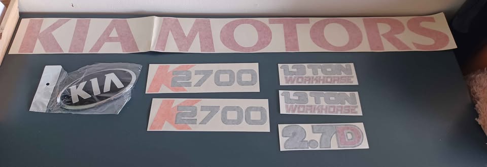Kia K2700 stickers and badges - Private Seller
