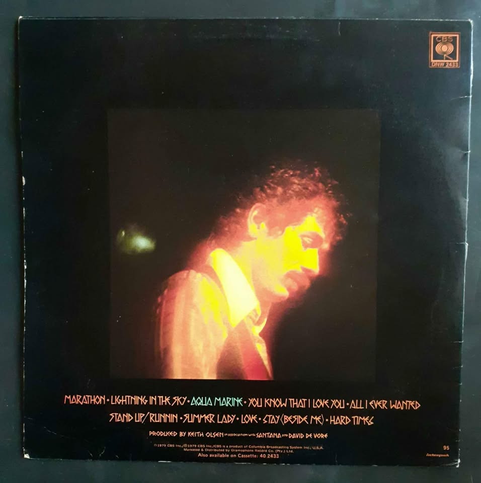 Santana - Marathon LP Record