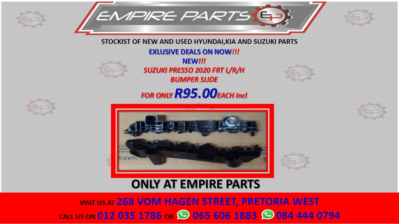 2020 SUZUKI PRESSO FRT L/R/H BUMPER SLIDE FOR SALE EACH - Private Seller