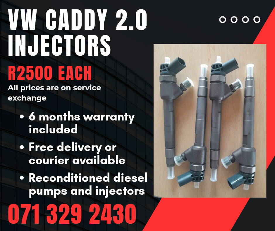 VW CADDY 2.0 INJECTORS FOR SALE WITH WARRANTY INCLUDED - Private Seller VW CADDY 2.0 INJECTORS FOR SALE WITH WARRANTY INCLUDED - Private Seller