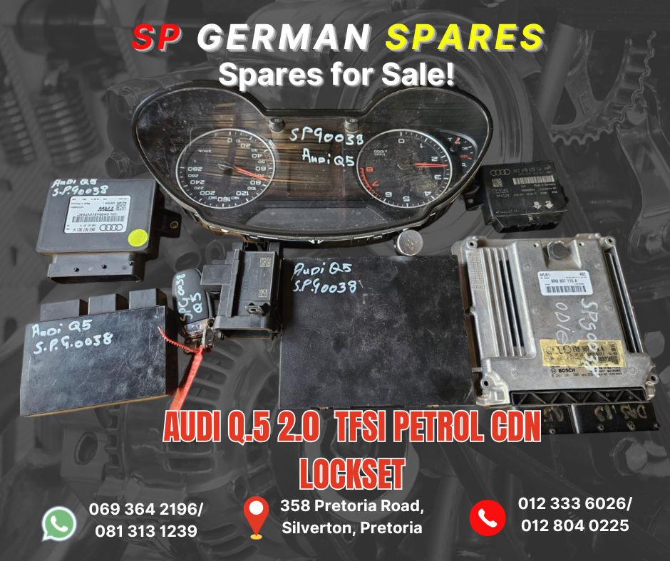 🔑 Audi Q5 2.0L TFSI Petrol Lockset (CDN Engine) – Complete Original Set! 🔑 - Private Seller