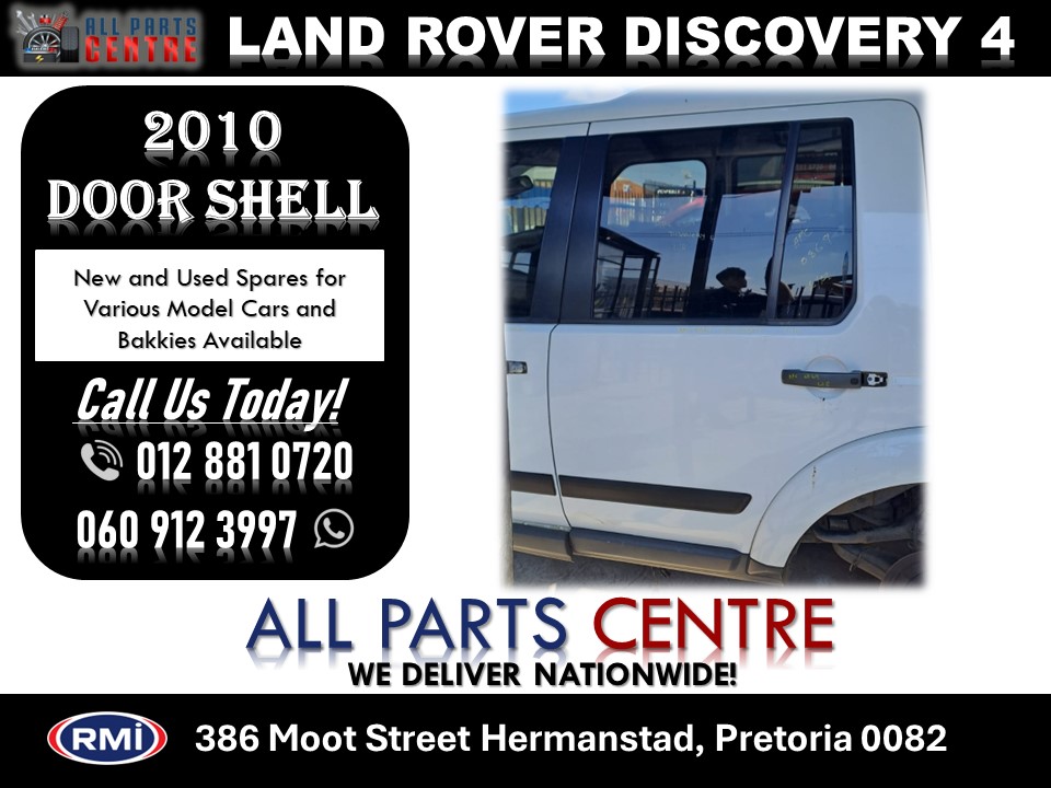 2010 Land Rover Discovery 4 door shell White