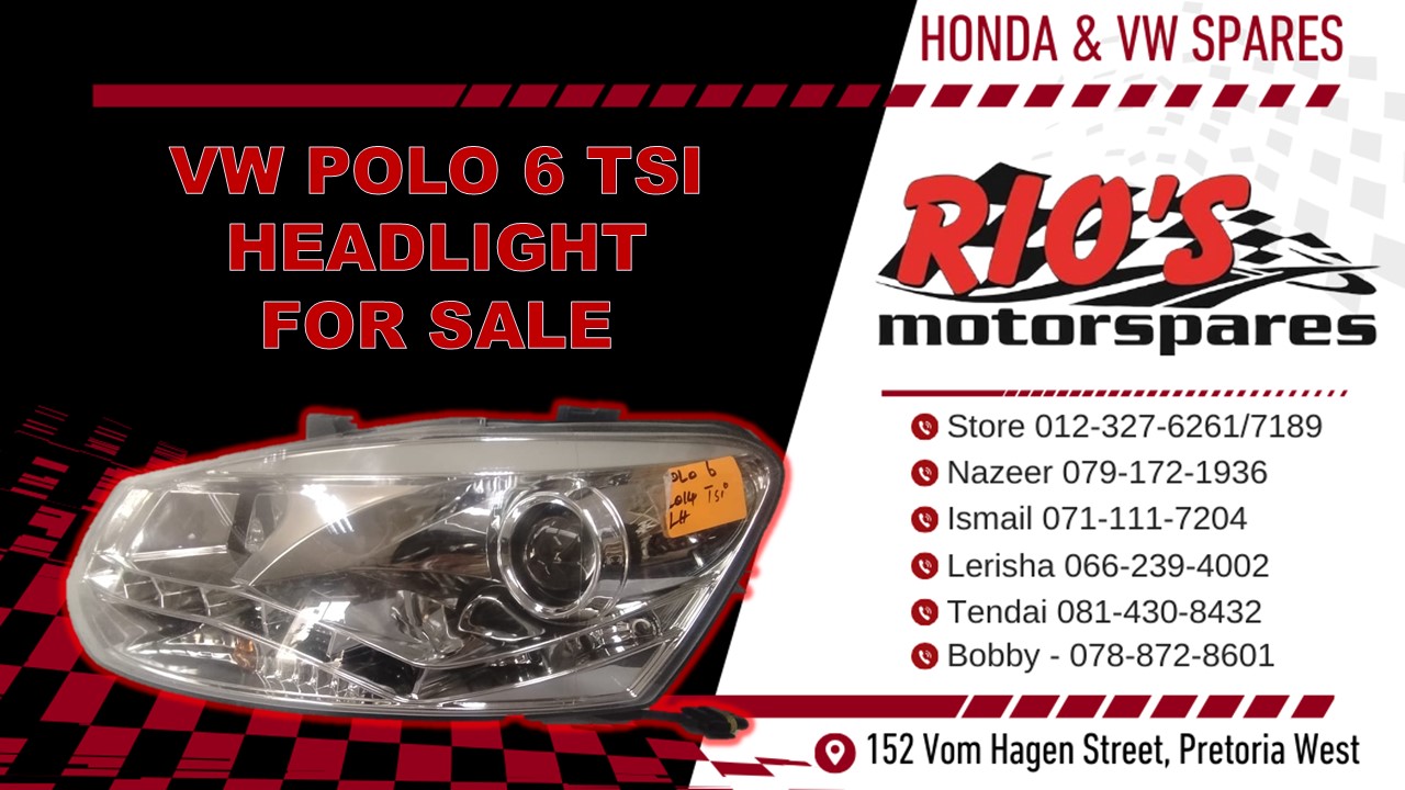 POLO TSI HEADLIGHT FOR SALE - Private Seller