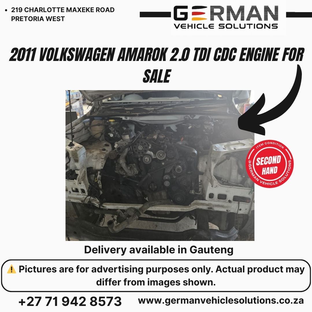 2011 Volkswagen Amarok 2.0 tdi CDC engine for sale complete - Private Seller